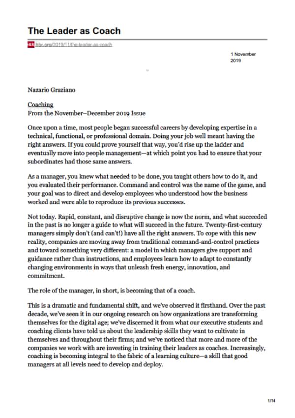 05 hbr.org-The Leader as Coach